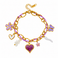 Sweetheart Charm Bracelet 💜