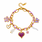 Sweetheart Charm Bracelet 💜