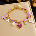 Sweetheart Charm Bracelet 💜