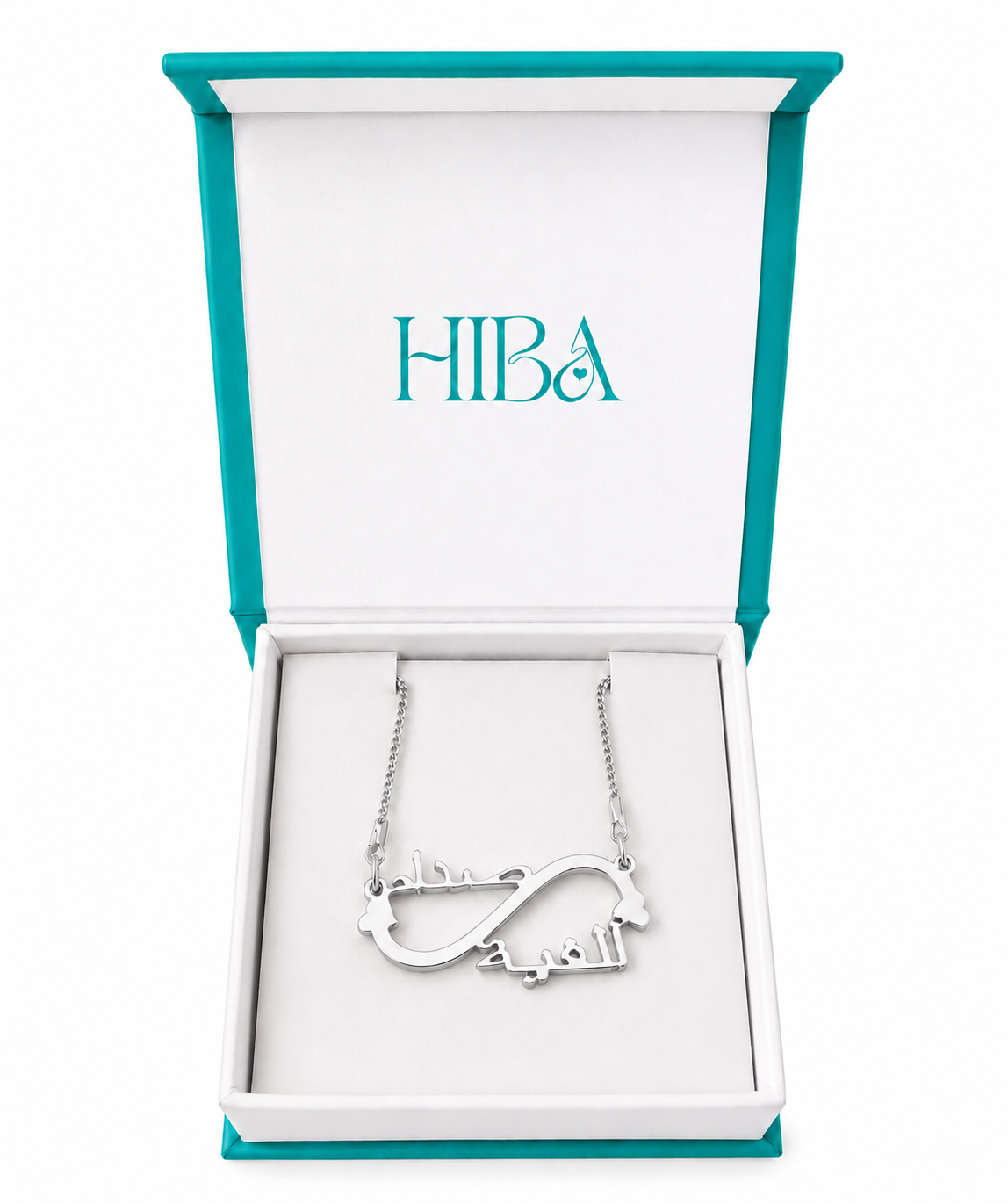 Personalised Couple Arabic Necklace