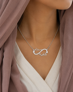 Personalised Couple Arabic Necklace