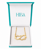 Personalised Couple Arabic Necklace