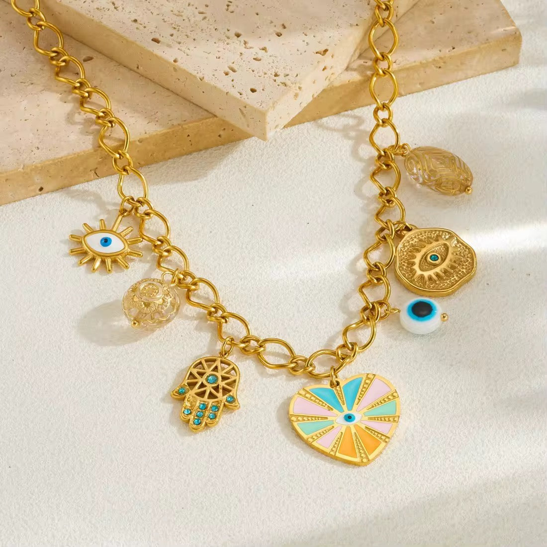 Evil Eye Charm Necklace 🧿