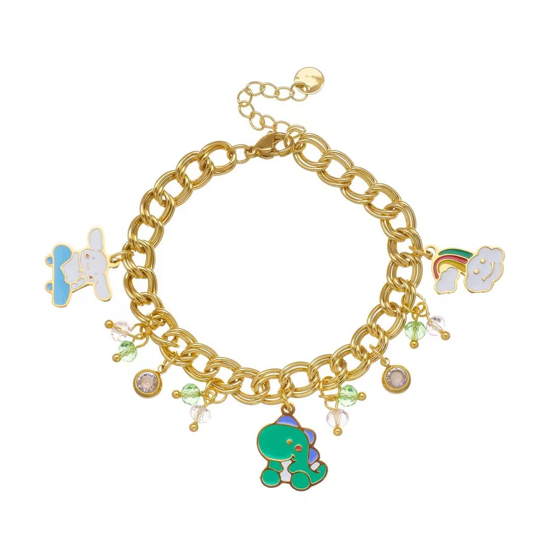 Dreamy Dino Charm Bracelet 🦖