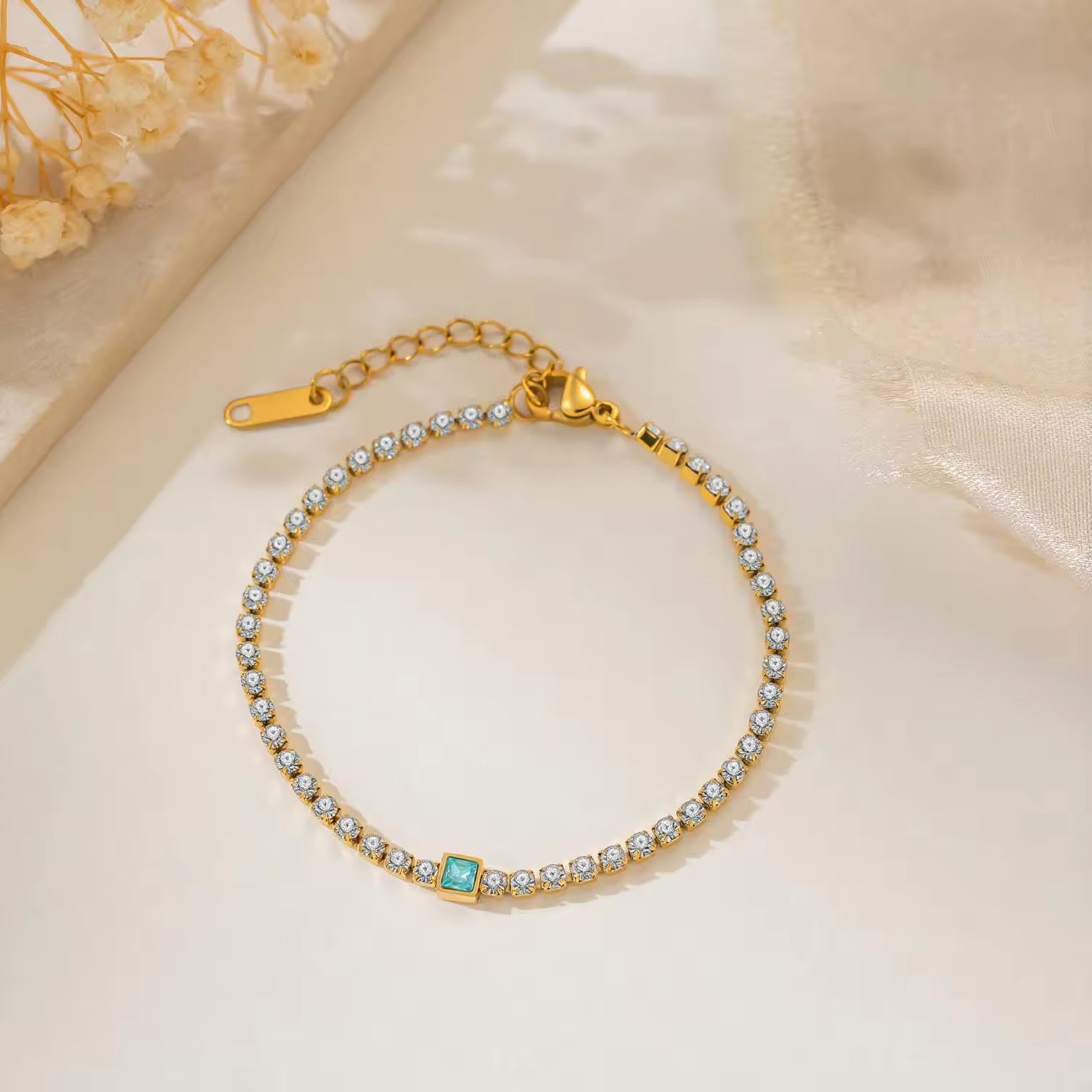 Crystal Tennis Bracelet 💖
