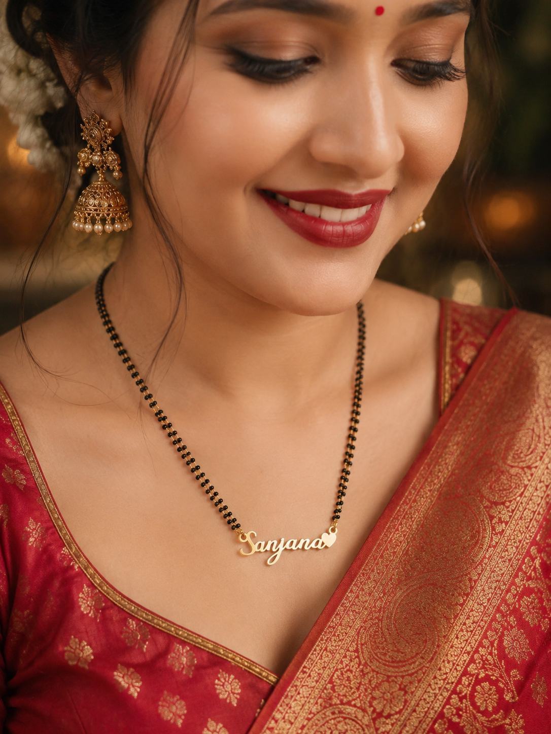 18K Gold Plated Personalised Mangalsutra