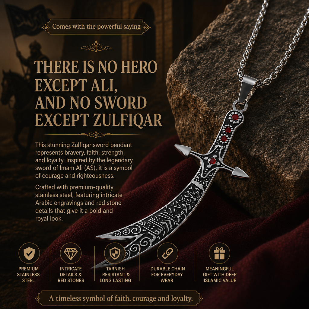 Zulfiqar Sword Necklace